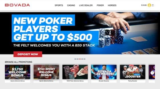 Bovada online casino bonus pa