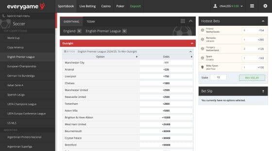 Everygame New Jersey sports betting