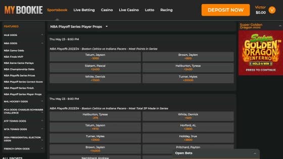 MyBookie New Jersey sports betting