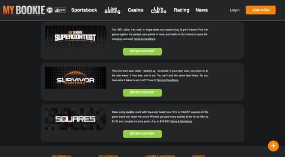 MyBookie betting site in Tennessee