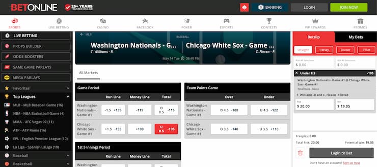 betonline - best illinois sportsbook