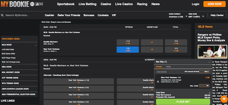 mybookie - new york sports betting site
