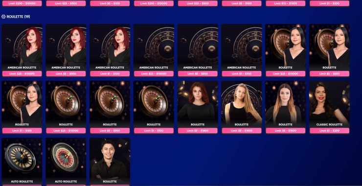 Las Atlantis Online Roulette