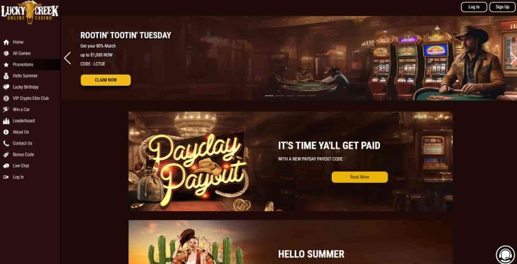 Online Blackjack LuckyCreek