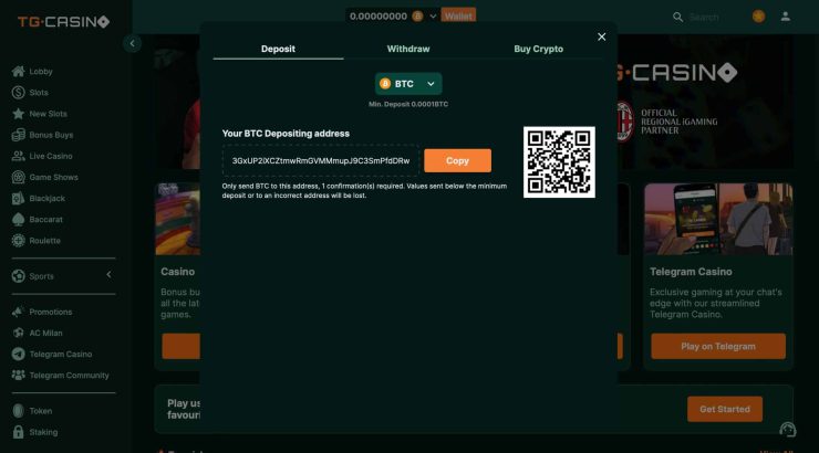 Deposit Funds & Claim Bonus