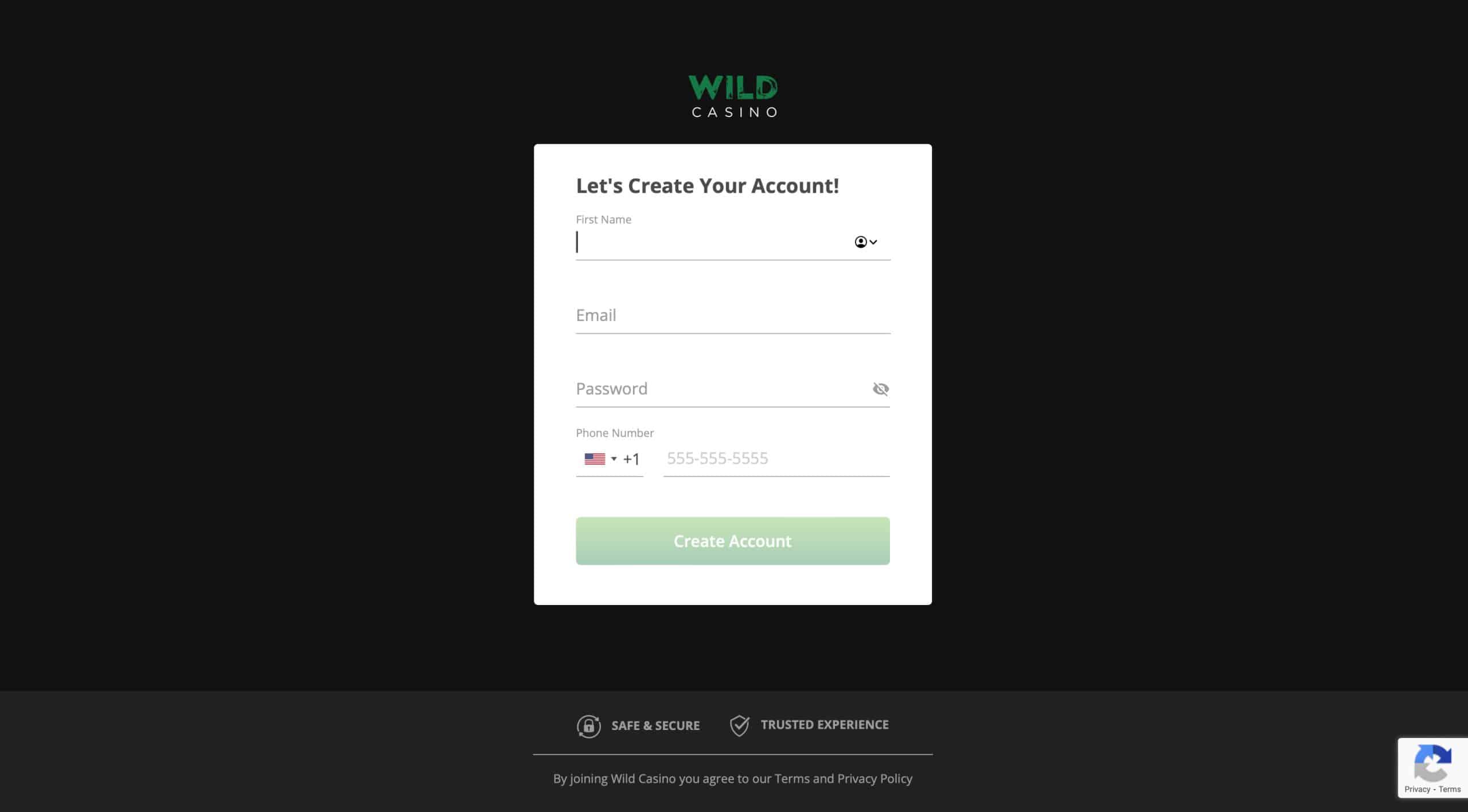 Create Account