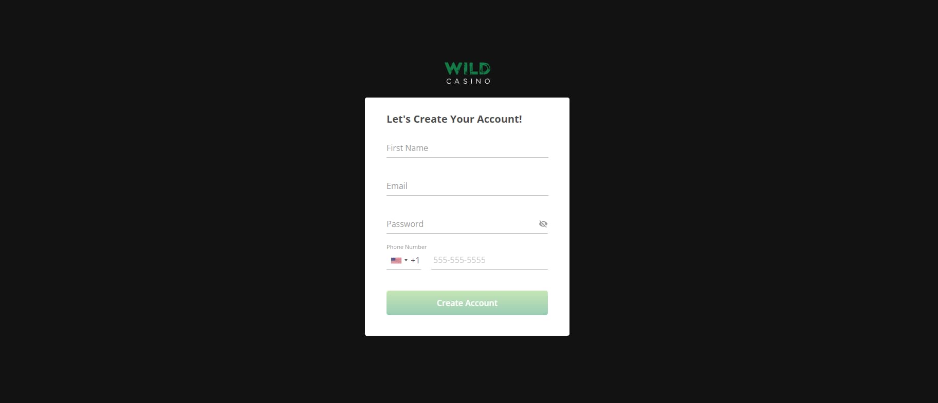 Create Account