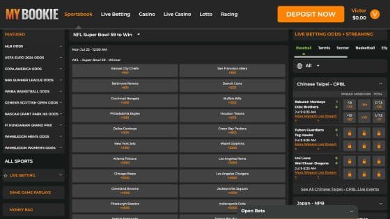 MyBookie Kentucky sports betting site