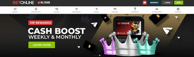 betonline vip program for f1 bettors