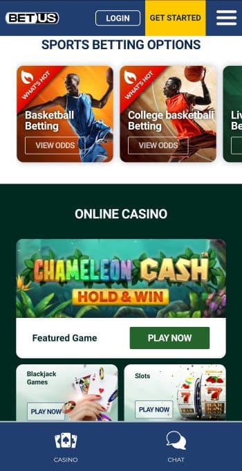 BetUS app