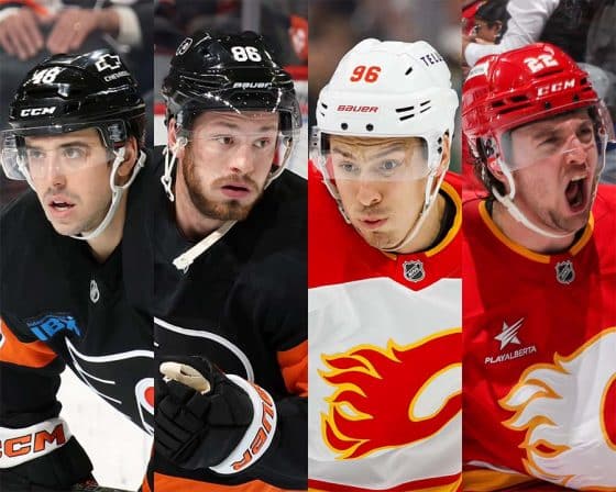 Morgan Frost Joel Farabee Andrei Kuzmenko Jakob Pelletier