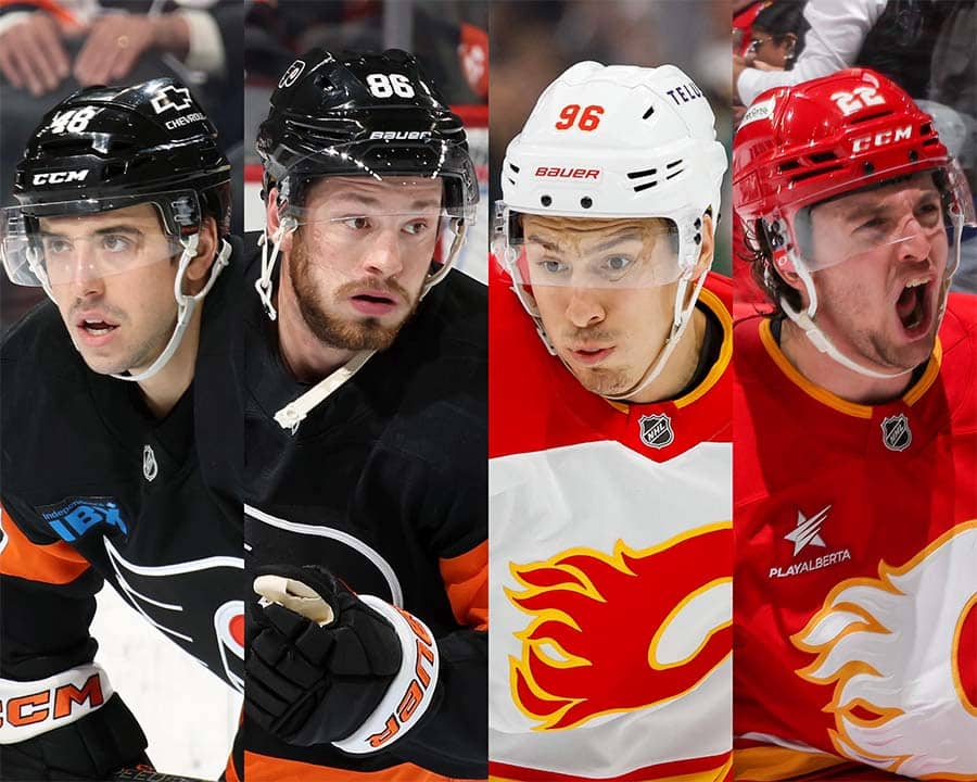 Morgan Frost Joel Farabee Andrei Kuzmenko Jakob Pelletier