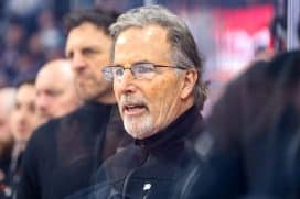 WINNIPEG, CANADA - MARCH 01: Head coach John Tortorella of the Philadelphia Flyers looks on from the bench during second period action against the Winnipeg Jets at Canada Life Centre on March 01, 2025 in Winnipeg, Manitoba, Canada.
