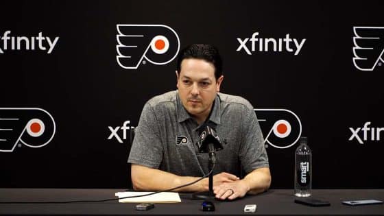 Philadelphia Flyers GM Danny Briere