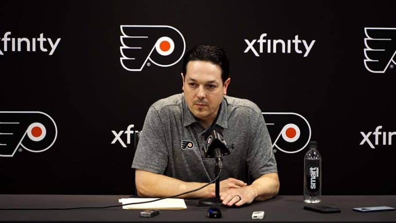 Philadelphia Flyers GM Danny Briere