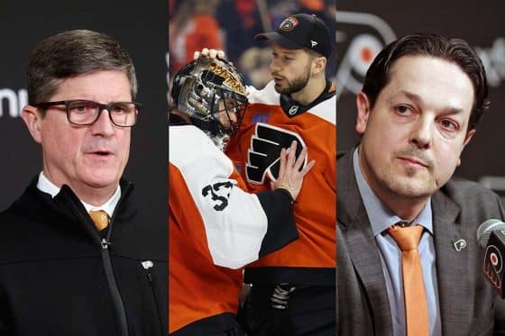 Philadelphia Flyers Brad Shaw Danny Briere Goalies