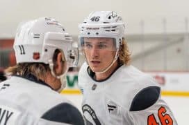 Philadelphia Flyers Trevor Zegras