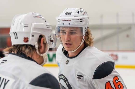 Philadelphia Flyers Trevor Zegras