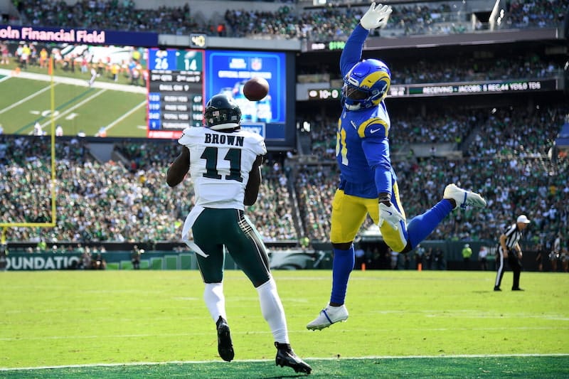 AJ Brown, Rams Touchdown